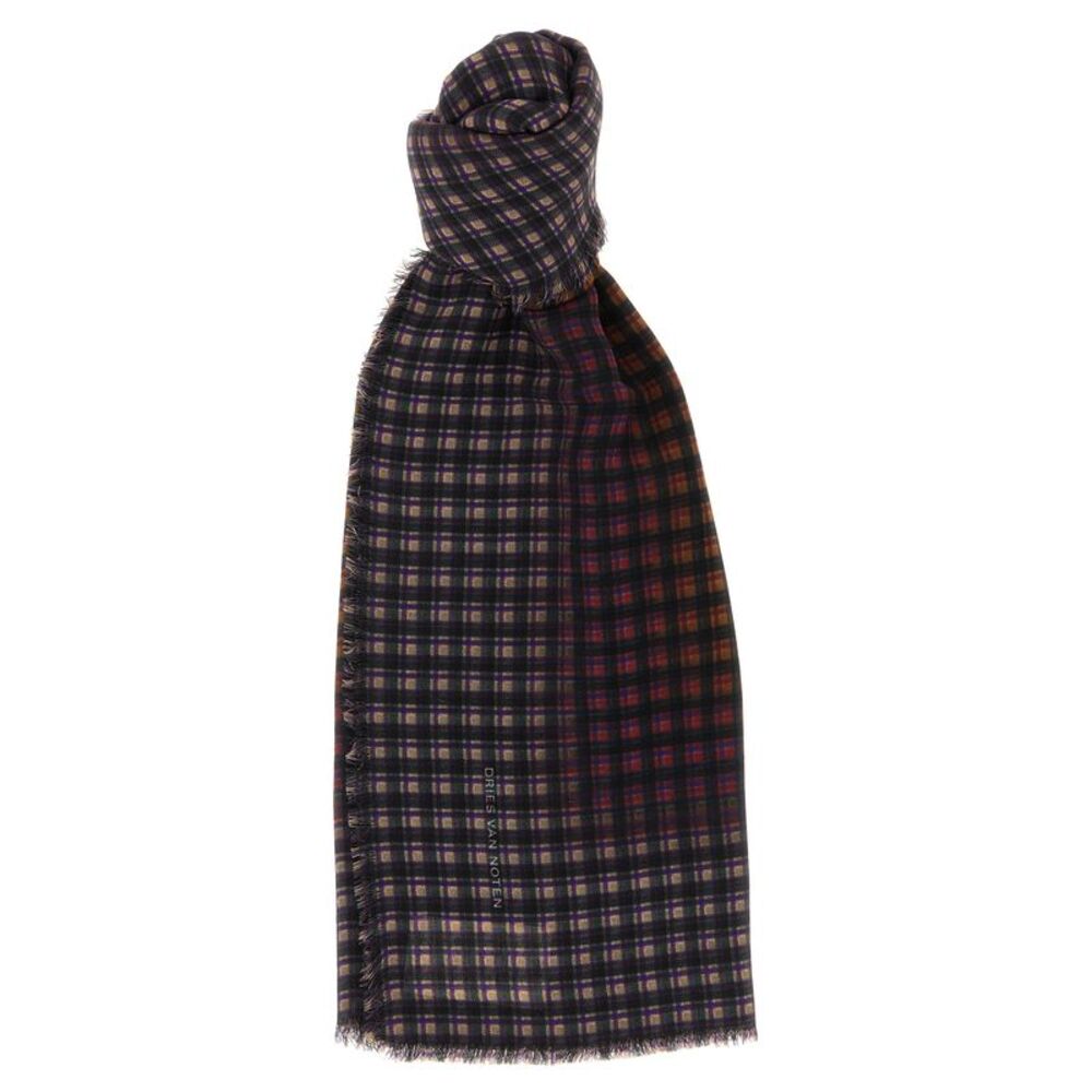 Dries Van Noten Multicolor Wool Men's Scarf
